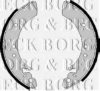 BORG & BECK BBS6143 Brake Shoe Set